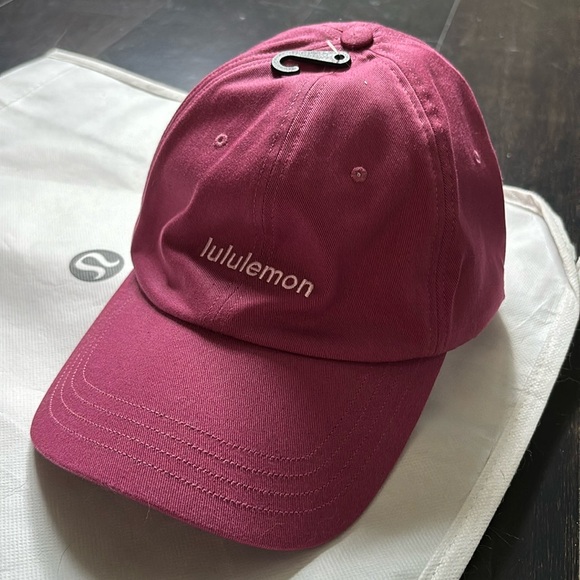 lululemon athletica Accessories - LULULEMON CLASSIC BALL CAP IN WASHED MAUVE/VITA PINK SZ S/M NWT